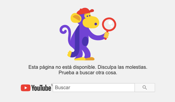 REPORTAN CAÍDA DE YouTube