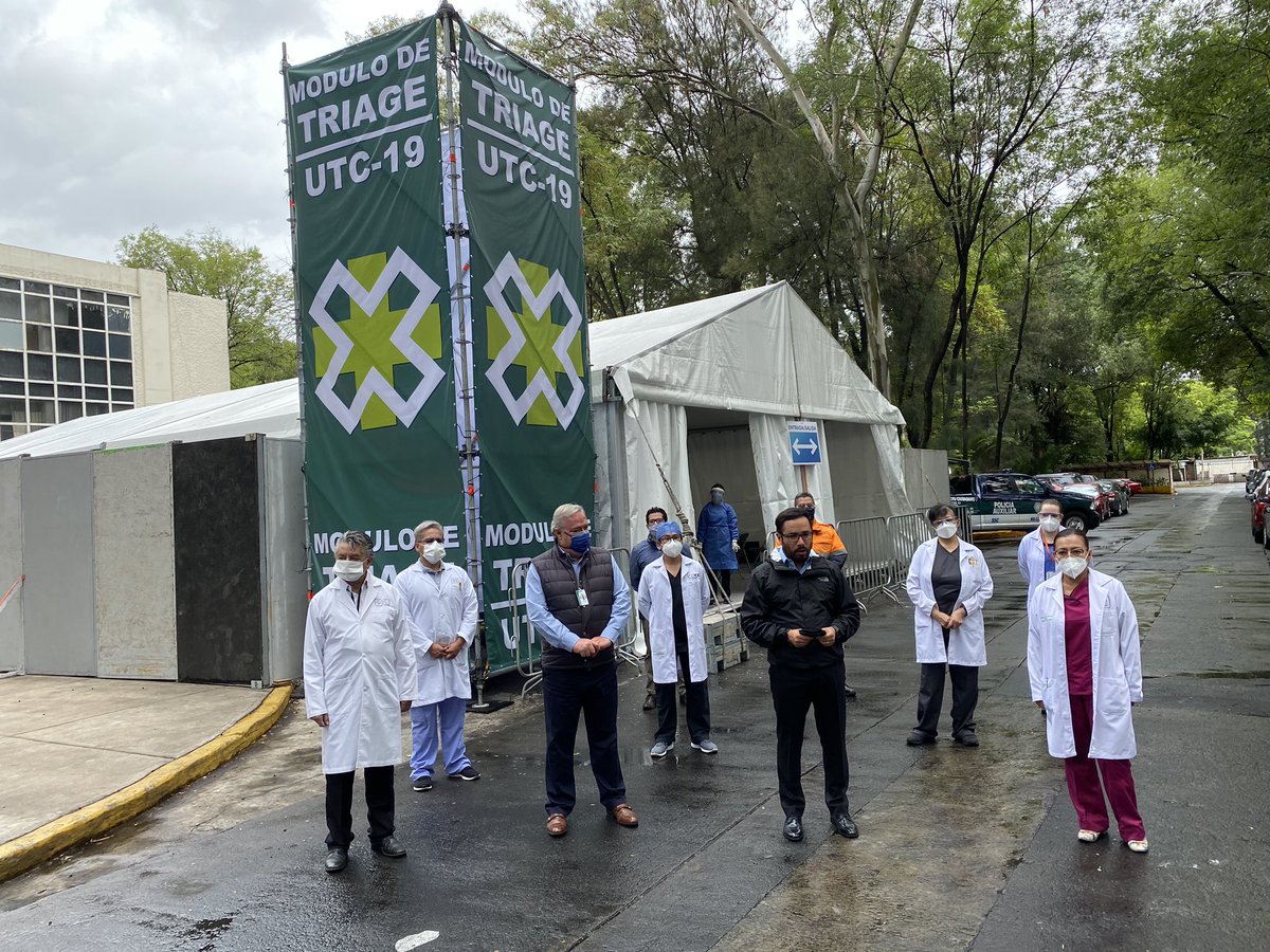 7 módulos de triage en CDMX.