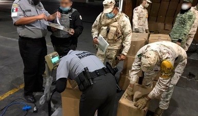 Guardia Nacional, Ejército Mexicano y SAT aseguran más de media tonelada de aparente Crystal y más de tres toneladas de posible Mariguana