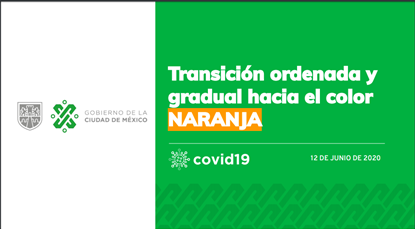 Se planea que transición a semáforo naranja comience la semana del 15 al 21 de junio.