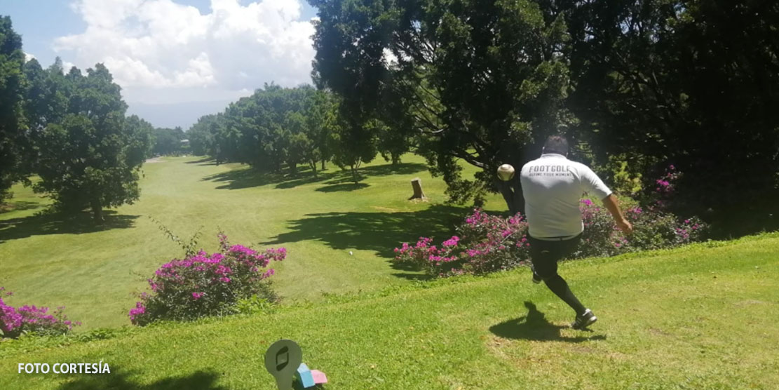 Piero Menor, subcampeón del Cuernavaca Open de Footgolf