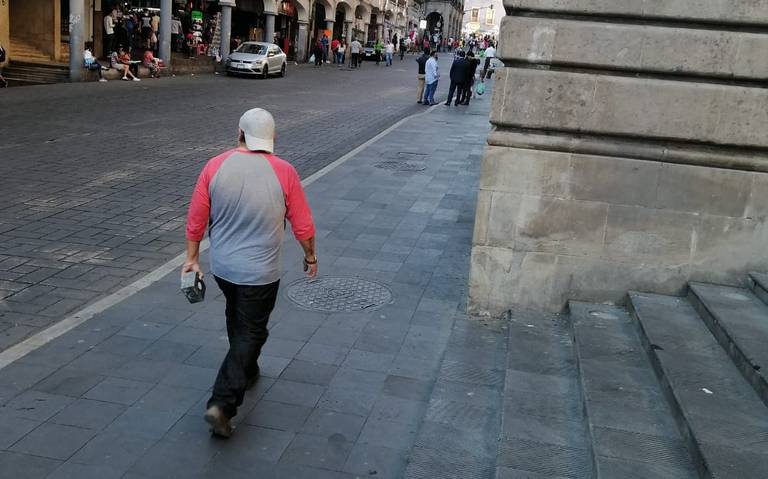 Ambulantes bloquearon centro de Cuernavaca para exigir su permanencia