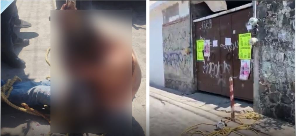 Cuernavaca: Amarran y golpean a extorsionador en Santa María Ahuacatitlán