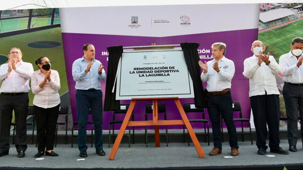 Cuauhtémoc Blanco entrega unidad deportiva en La Lagunilla