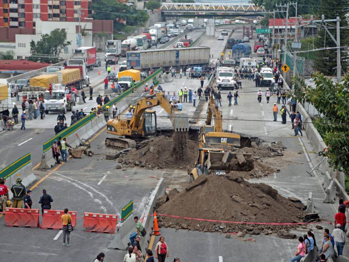 Se cumple un lustro de que un socavón causó dos muertes en el Paso Exprés de Cuernavaca