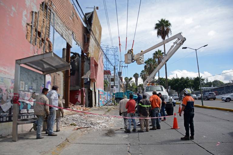 Retiran escombros de antigua discoteca de Cuernavaca