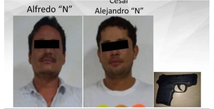 Detenidos por disparar en pleno centro de Cuernavaca