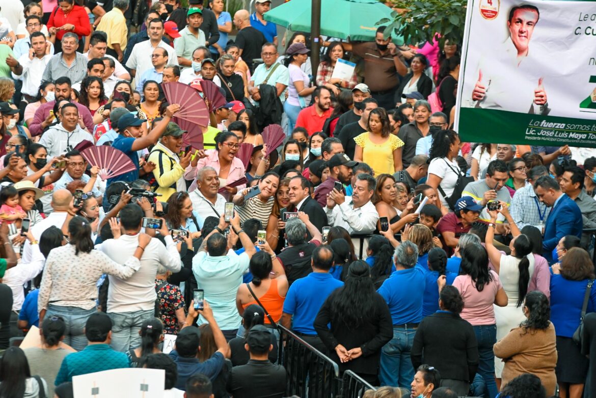 Avanza Gobierno de Cuauhtémoc Blanco en la transformación de Morelos