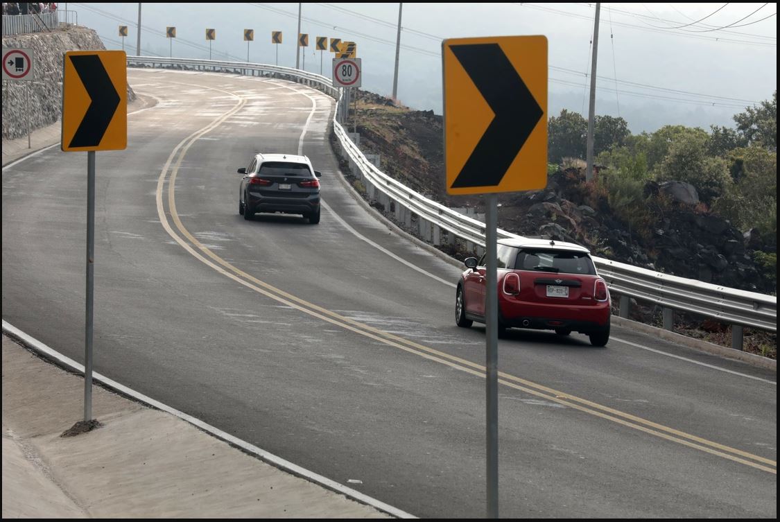 Capufe anuncia cierre parcial de “La Pera” en la carretera México-Cuernavaca