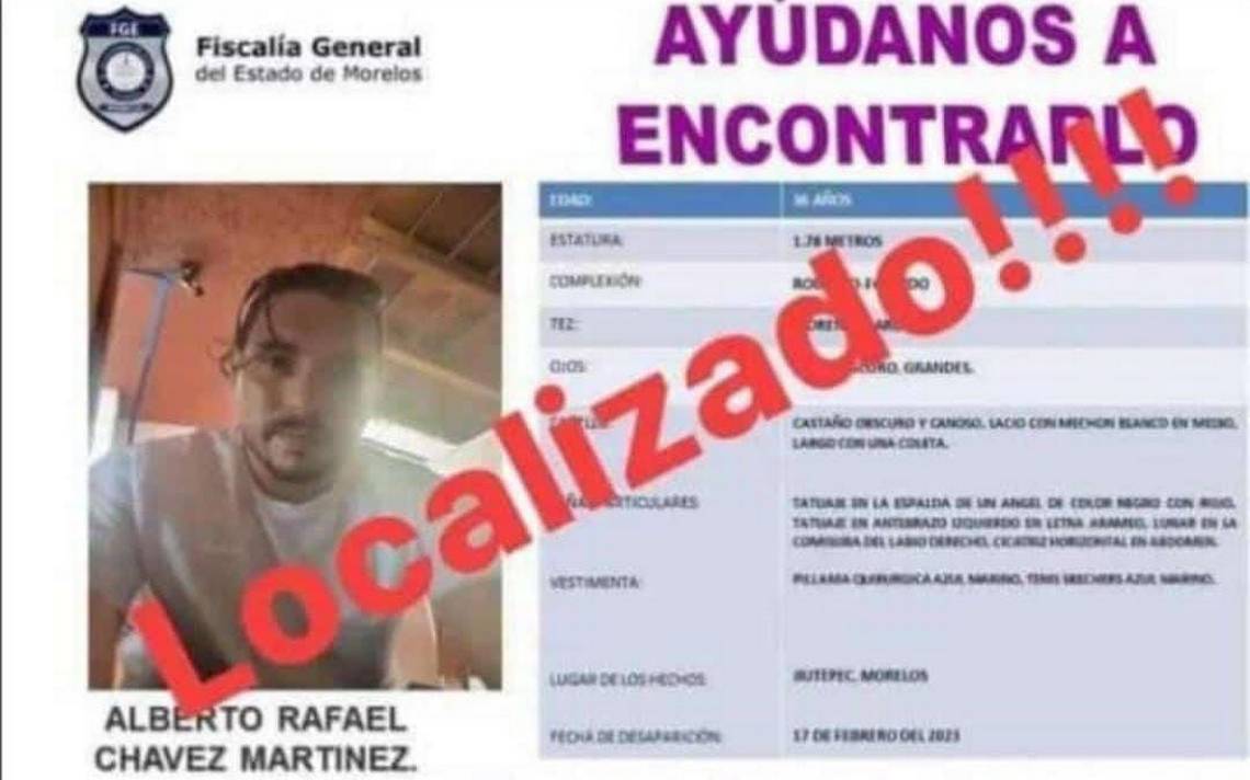 Localizan con vida a médico reportado desaparecido desde el viernes en Morelos