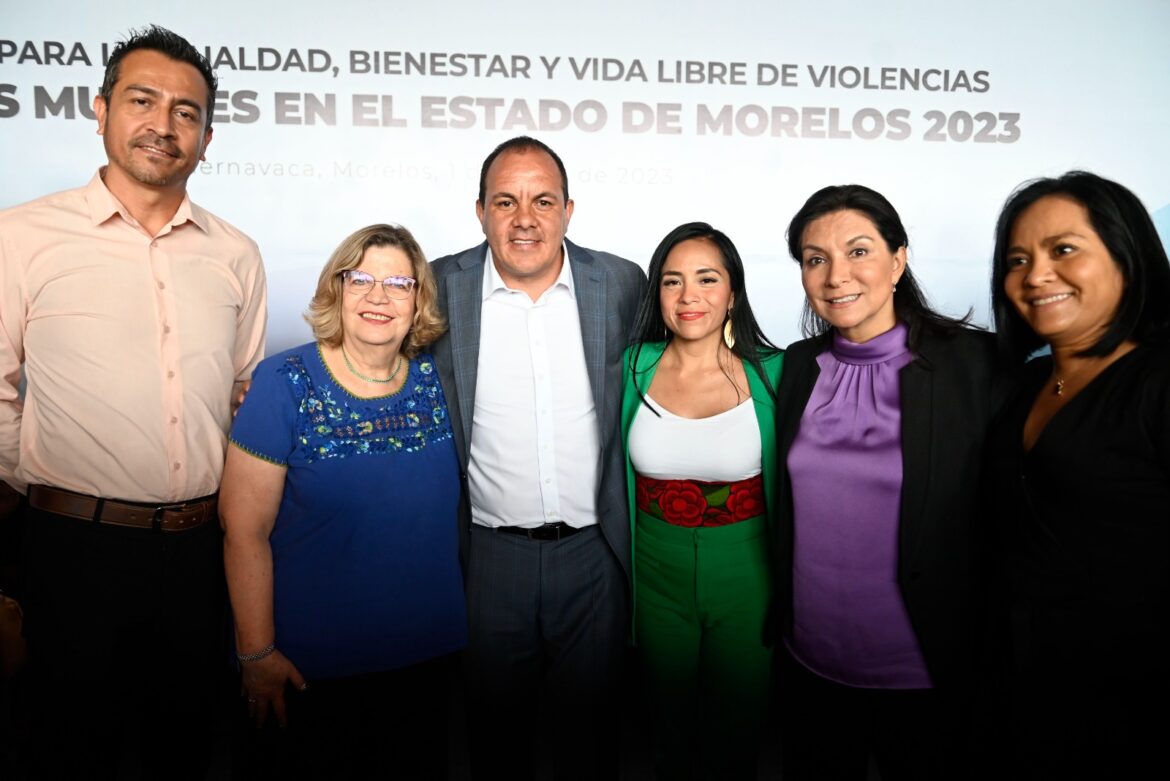 Presenta Gobernador acciones a favor de la mujer en Morelos