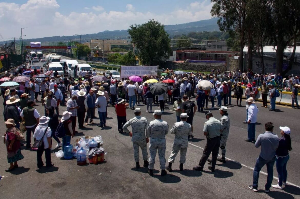 Bloqueo en la México Cuernavaca hoy: manifestantes liberan salida a carretera