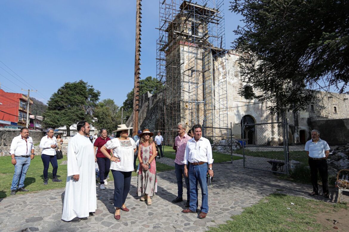 Reconoce STyC avance en materia de reconstrucción y restauración del patrimonio histórico morelense