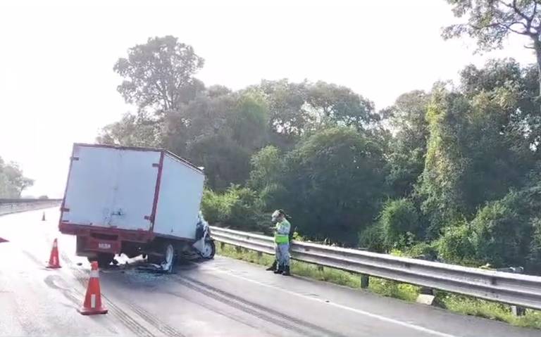 Accidente en la México-Cuernavaca deja varios autos afectados e intensa carga vehicular