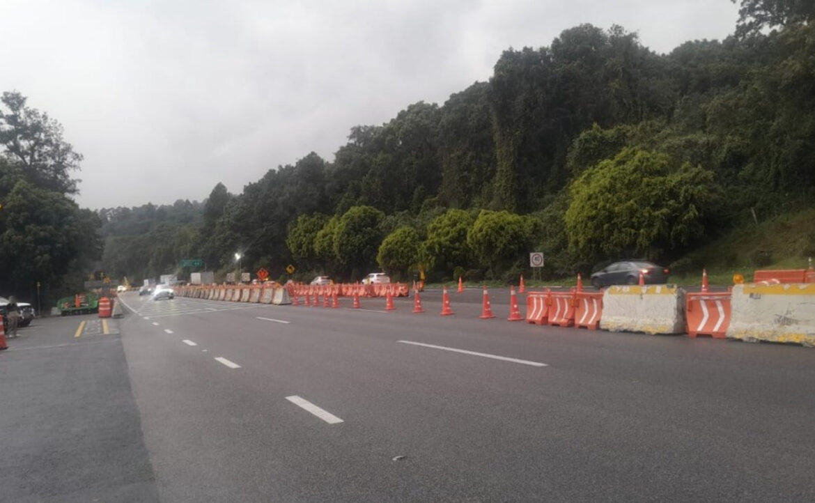 Carretera México-Cuernavaca registra nuevo accidente