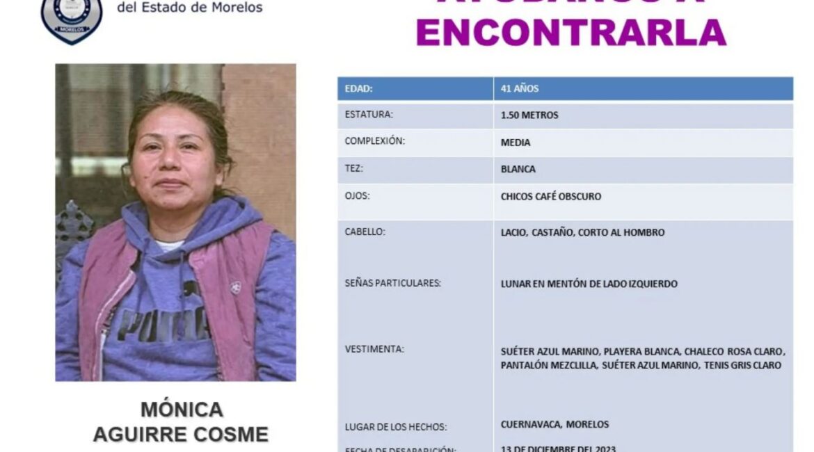 Desaparece una maestra de secundaria en Cuernavaca