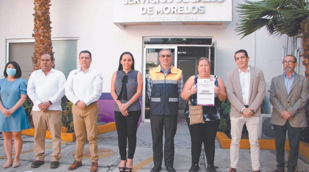 Entregan en Morelos copia certificada a través de ventana digital