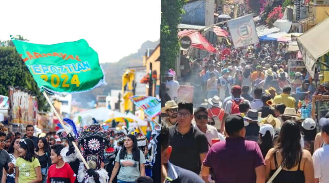 Reina el caos en Carnaval de Tepoztlán, Morelos