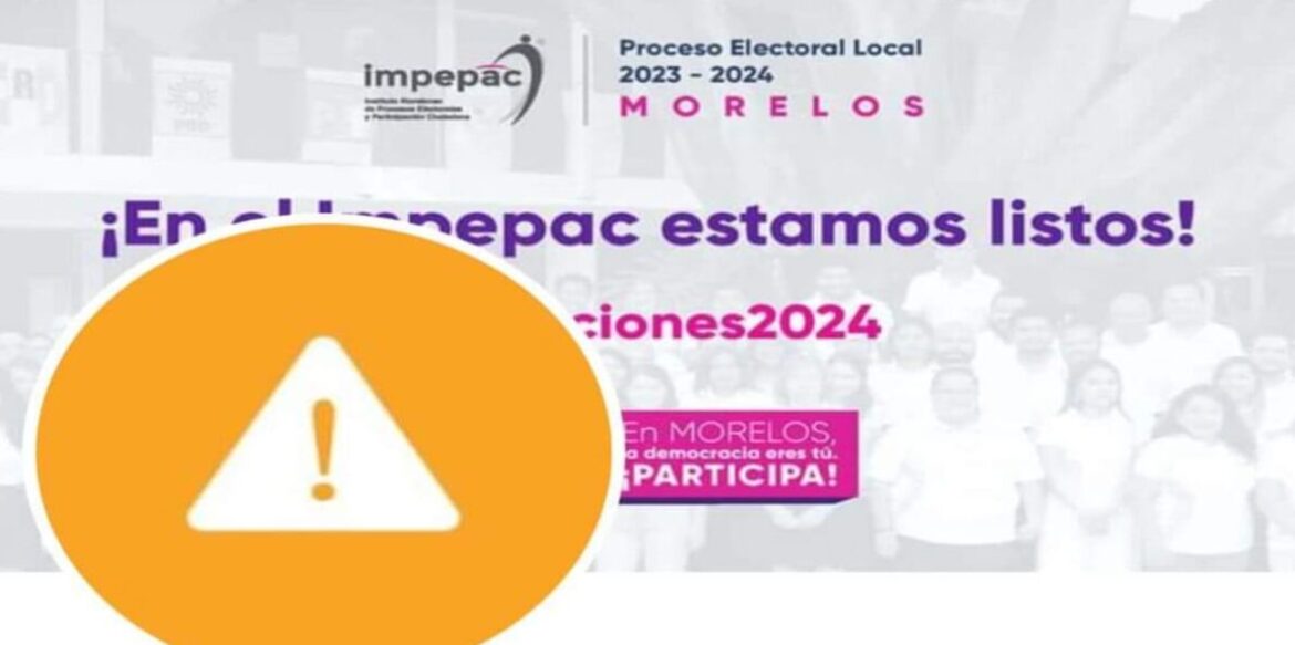 Hackean la cuenta de Facebook del instituto electoral de Morelos