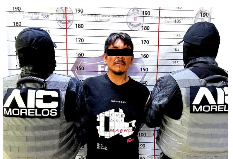 Dan prisión preventiva a detenido por feminicidio en Morelos