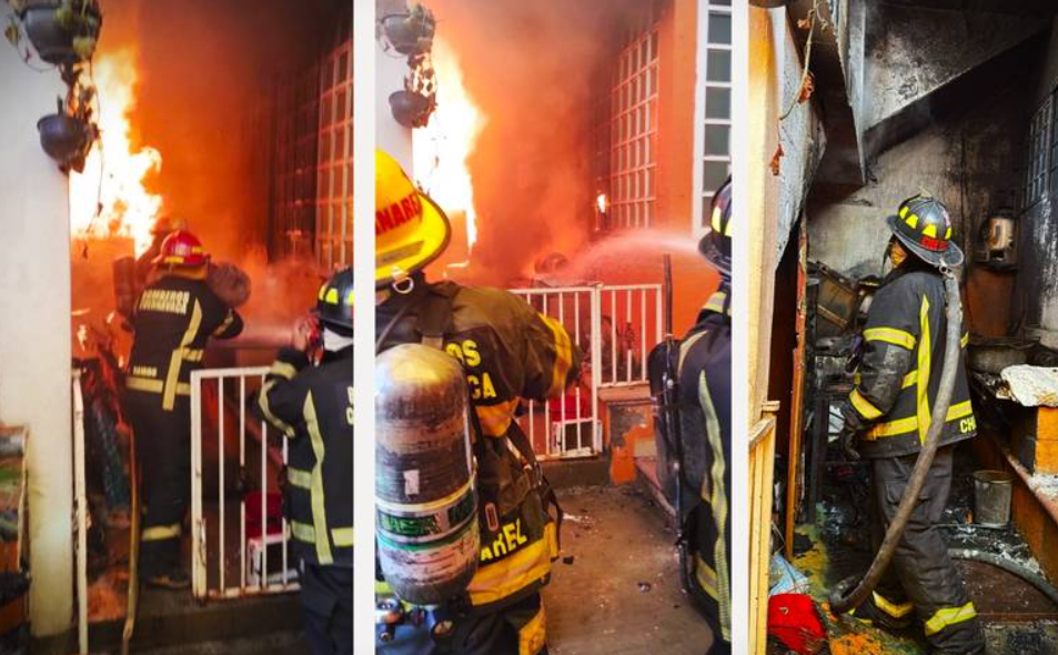 Incendio en vivienda de Bosques de Cuernavaca; no hay heridos