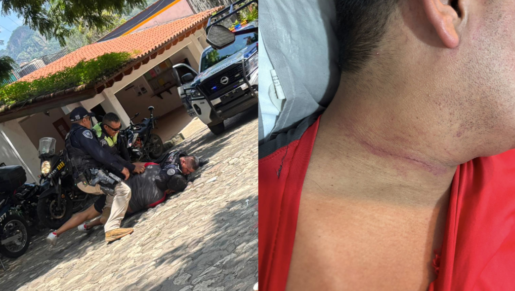 Turistas denuncian que fueron golpeados y retenidos por policías en Tepoztlán 