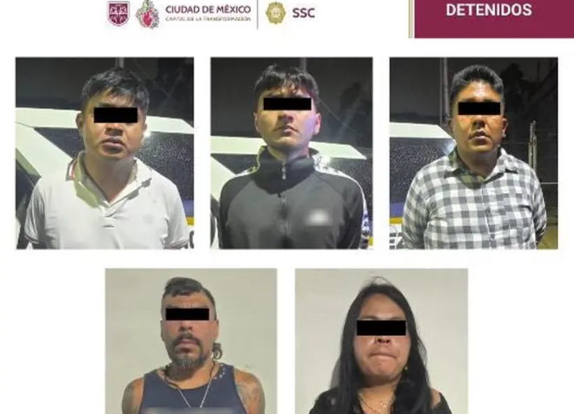 Cae banda de extorsionadores que exigía cuotas a comerciantes en Iztapalapa