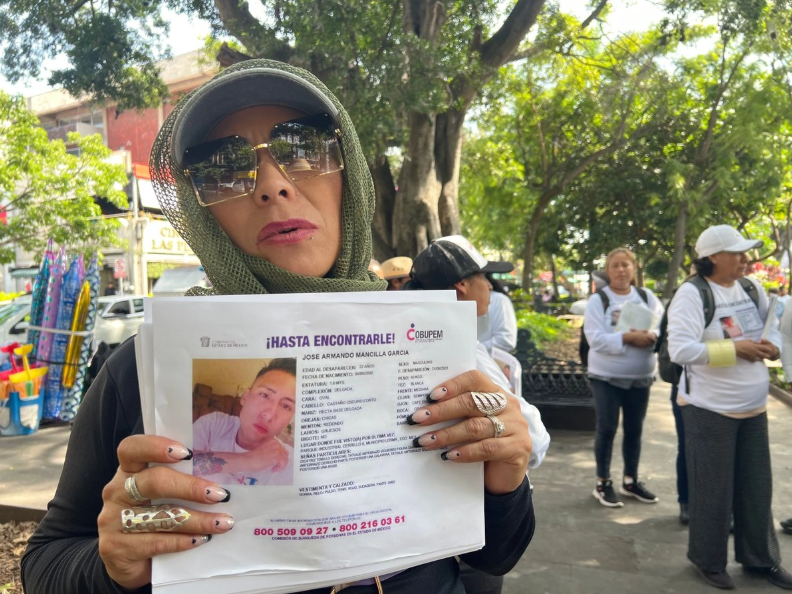 Colectivo mexiquense busca en Cuernavaca a joven desaparecido en 2023