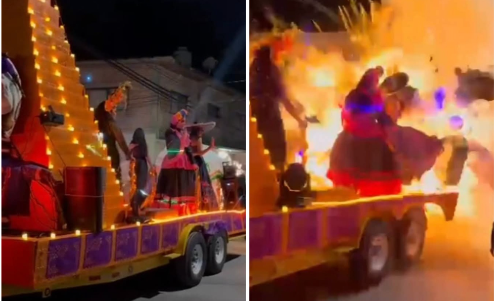 Explosión en desfile de Día de Muertos en Morelos deja 10 heridos