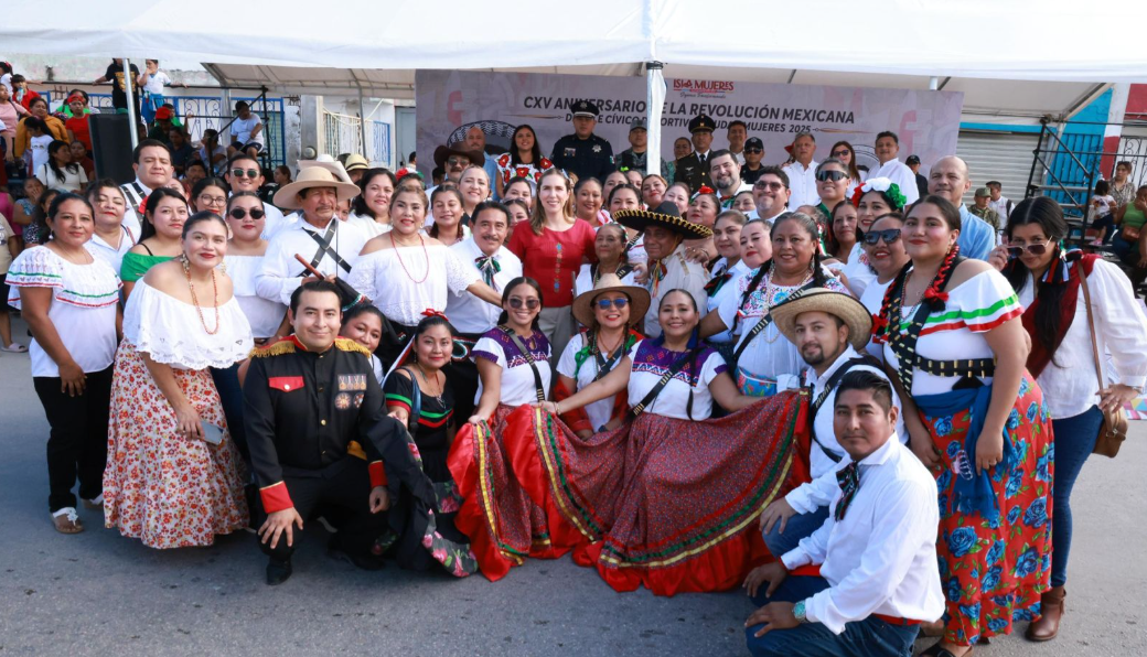 Celebra Morelos 115 Aniversario del Inicio de la Revolución Mexicana con un desfile cívico-deportivo