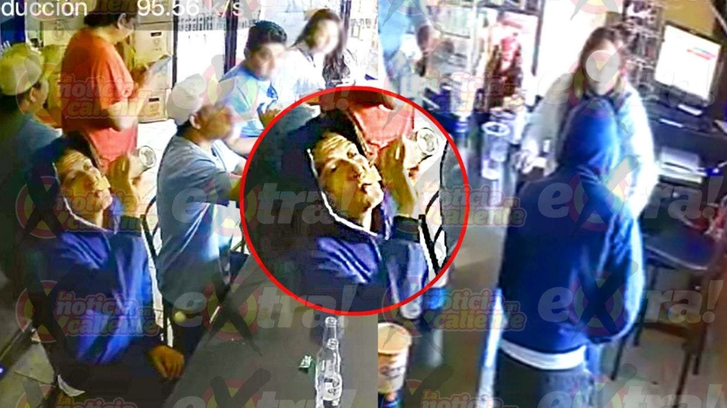 Queda grabado asalto a un bar en avenida Río Mayo, de Cuernavaca