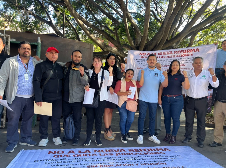 Sindicatos de Morelos rechazan reforma a Ley de Servicio Civil