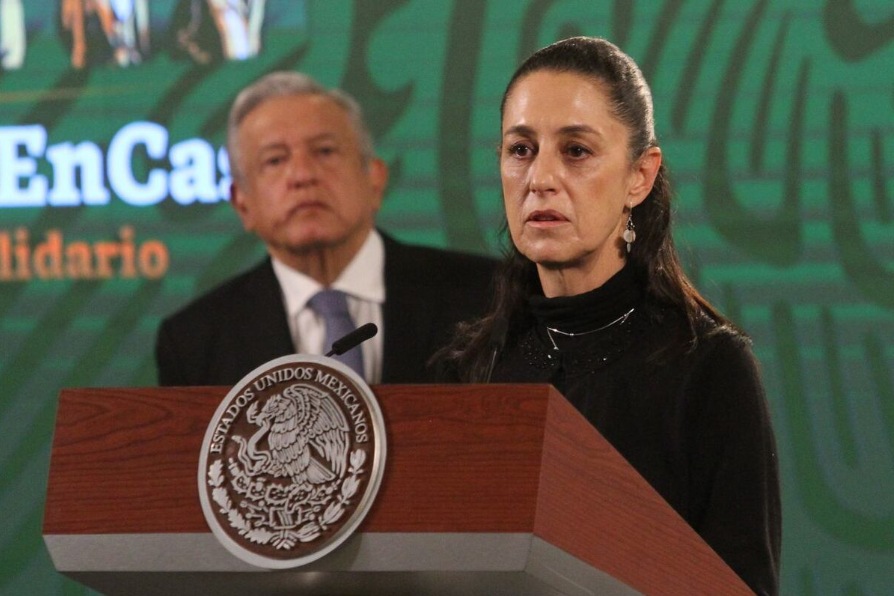 Sheinbaum califica de «irresponsable» difusión de noticias falsas sobre salud de AMLO