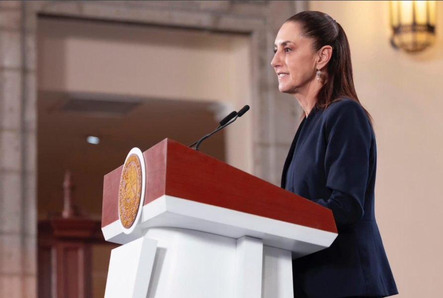 Presidenta de México anuncia medidas laborales para inauguración